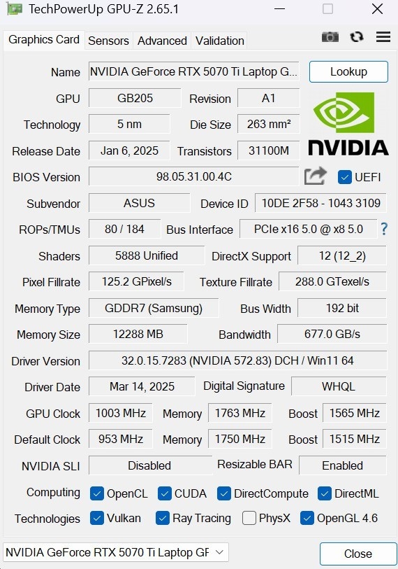 筆記本RTX 5090/5080/5070Ti誰最坑：實測給你答案