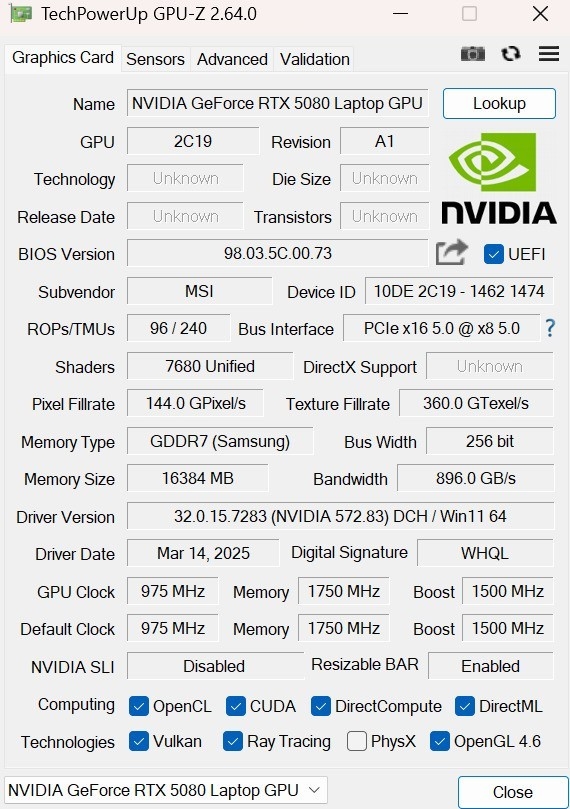 筆記本RTX 5090/5080/5070Ti誰最坑：實測給你答案