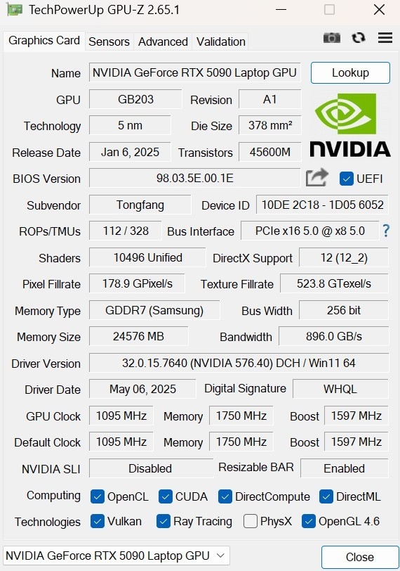 筆記本RTX 5090/5080/5070Ti誰最坑：實測給你答案