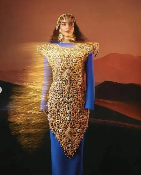迪拜一公司打造10公斤重的黃金禮服 約人民幣776萬元 創吉尼斯世界紀錄